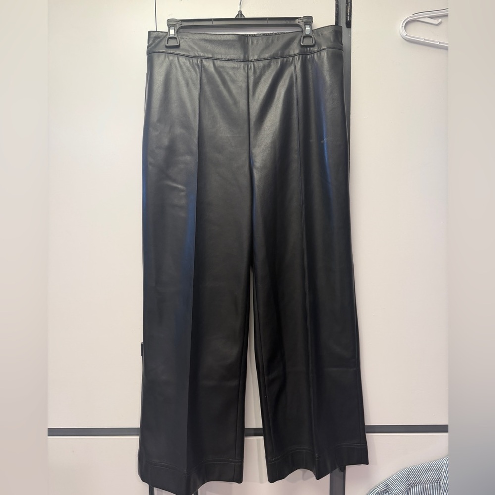 NWT Soft Surroundings Rivka Faux Leather Pants Size M